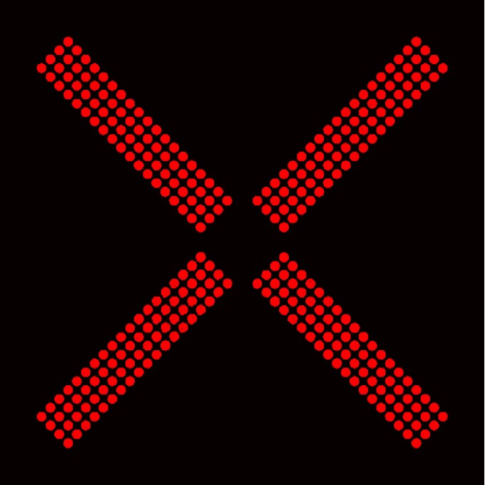 Panou VMS - PMV cu indicatoare rutiere variabile - management banda circulatie  